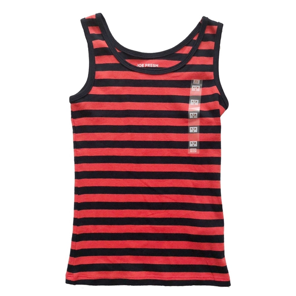NWT Joe Fresh Stripes Tank SZ 6